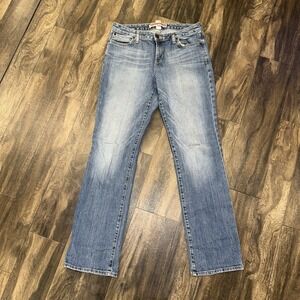 GAP Women's Curvy Straight Med Wash Bootcut Denim Jeans Size 10R